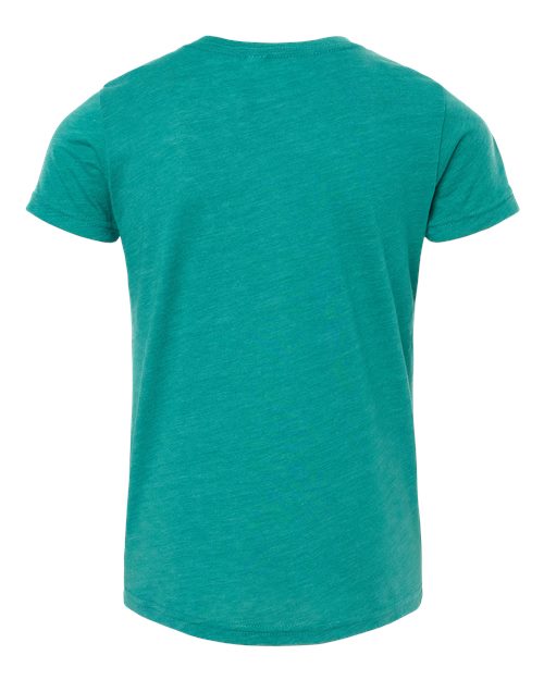 COLOR_NAME=Teal Triblend | COLOR_HEX=#007377 | IMAGE_TYPE=back | SKU=3413Y