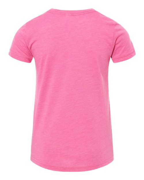 COLOR_NAME=Charity Pink Triblend | COLOR_HEX=#F04E98 | IMAGE_TYPE=back | SKU=3413Y