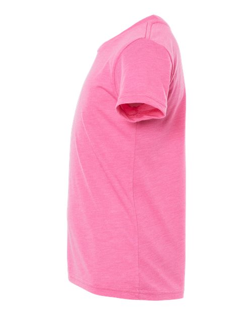 COLOR_NAME=Charity Pink Triblend | COLOR_HEX=#F04E98 | IMAGE_TYPE=side | SKU=3413Y