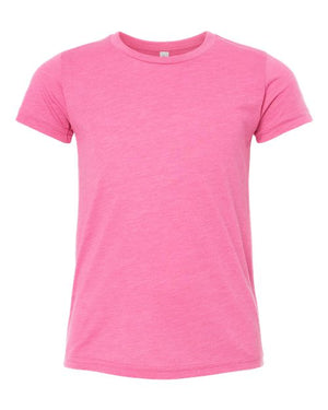 COLOR_NAME=Charity Pink Triblend | COLOR_HEX=#F04E98 | IMAGE_TYPE=front | SKU=3413Y