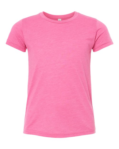 COLOR_NAME=Charity Pink Triblend | COLOR_HEX=#F04E98 | IMAGE_TYPE=front | SKU=3413Y