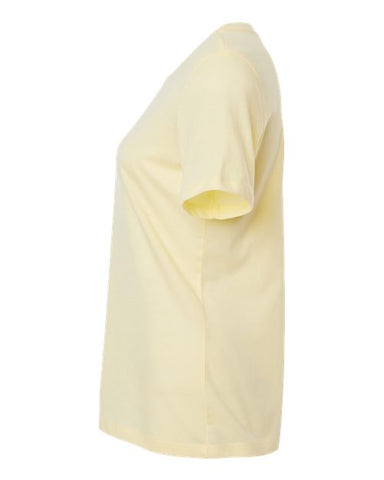 COLOR_NAME=Heather French Vanilla | COLOR_HEX=#F1E19B | IMAGE_TYPE=side | SKU=6400CVC