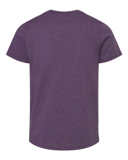 COLOR_NAME=Heather Team Purple | COLOR_HEX=#7D55C7 | IMAGE_TYPE=back | SKU=3001YCVC