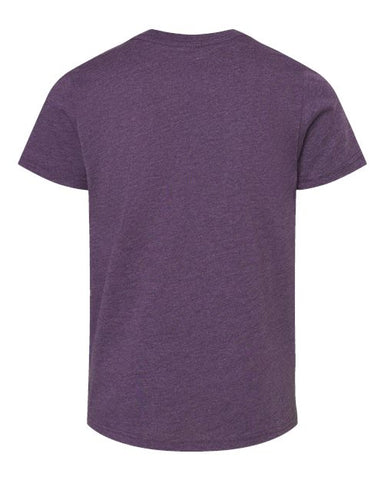 COLOR_NAME=Heather Team Purple | COLOR_HEX=#7D55C7 | IMAGE_TYPE=back | SKU=3001YCVC