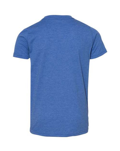 COLOR_NAME=Heather True Royal | COLOR_HEX=#0033A0 | IMAGE_TYPE=back | SKU=3001YCVC