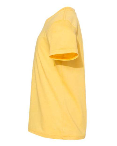 COLOR_NAME=Heather Yellow Gold | COLOR_HEX=#FDD26E | IMAGE_TYPE=side | SKU=3001YCVC