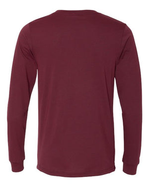 COLOR_NAME=Heather Cardinal | COLOR_HEX=#651D32 | IMAGE_TYPE=back | SKU=3501CVC
