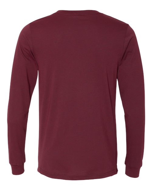 COLOR_NAME=Heather Cardinal | COLOR_HEX=#651D32 | IMAGE_TYPE=back | SKU=3501CVC