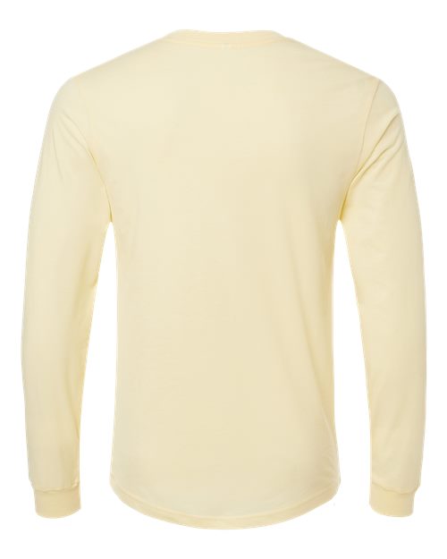 COLOR_NAME=Heather French Vanilla | COLOR_HEX=#F1E19B | IMAGE_TYPE=back | SKU=3501CVC