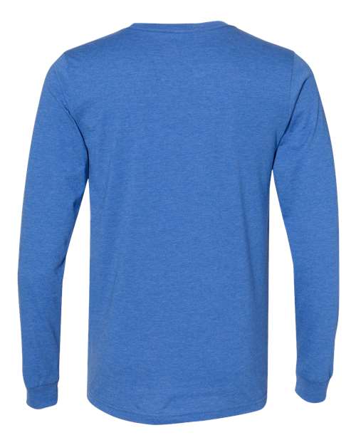 COLOR_NAME=Heather True Royal | COLOR_HEX=#0033A0 | IMAGE_TYPE=back | SKU=3501CVC