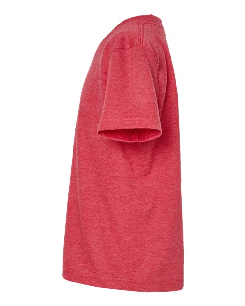 COLOR_NAME=Heather Red | COLOR_HEX=#BF0D3E | IMAGE_TYPE=side | SKU=235