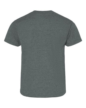 COLOR_NAME=Dark Heather | COLOR_HEX=#425563 | IMAGE_TYPE=back | SKU=64000B