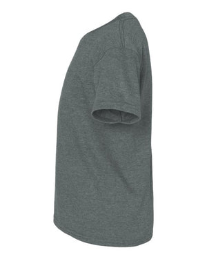 COLOR_NAME=Dark Heather | COLOR_HEX=#425563 | IMAGE_TYPE=side | SKU=64000B