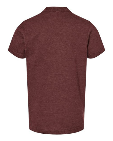 COLOR_NAME=Heather Burgundy | COLOR_HEX=#8A1538 | IMAGE_TYPE=back | SKU=235