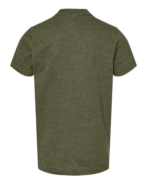 COLOR_NAME=Heather Military Green | COLOR_HEX=#525123 | IMAGE_TYPE=back | SKU=235
