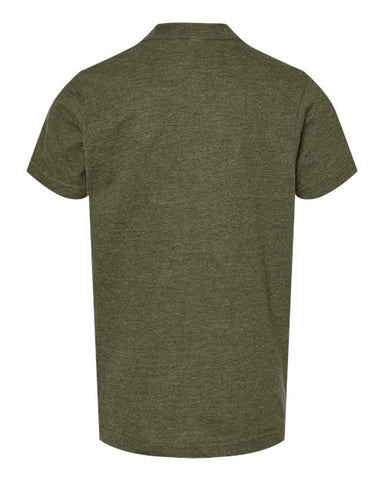 COLOR_NAME=Heather Military Green | COLOR_HEX=#525123 | IMAGE_TYPE=back | SKU=235