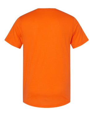 COLOR_NAME=Solid Orange Triblend | COLOR_HEX=#FF6A39 | IMAGE_TYPE=back | SKU=3413