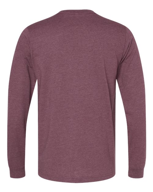 COLOR_NAME=Heather Maroon | COLOR_HEX=#582D40 | IMAGE_TYPE=back | SKU=3501CVC
