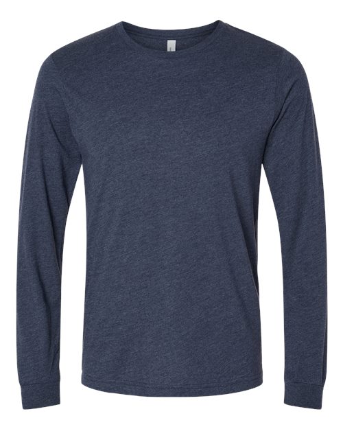 COLOR_NAME=Heather Midnight Navy | COLOR_HEX=#3B4559 | IMAGE_TYPE=front | SKU=3501CVC