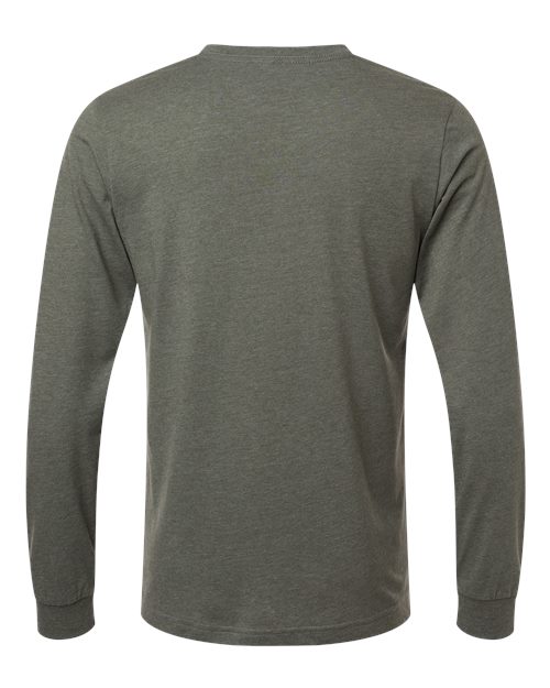 COLOR_NAME=Heather Military Green | COLOR_HEX=#535435 | IMAGE_TYPE=back | SKU=3501CVC