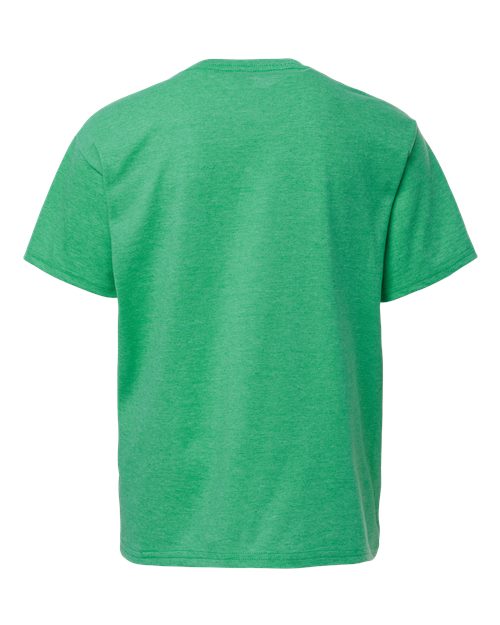 COLOR_NAME=Heather Irish Green | COLOR_HEX=#5CAA7F | IMAGE_TYPE=back | SKU=64000B