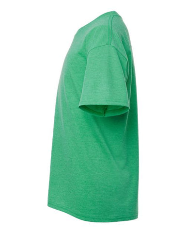 COLOR_NAME=Heather Irish Green | COLOR_HEX=#5CAA7F | IMAGE_TYPE=side | SKU=64000B