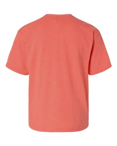 COLOR_NAME=Heather Coral | COLOR_HEX=#FF585D | IMAGE_TYPE=back | SKU=4850