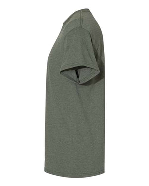 COLOR_NAME=Heather Military Green | COLOR_HEX=#7E7F74 | IMAGE_TYPE=side | SKU=5000
