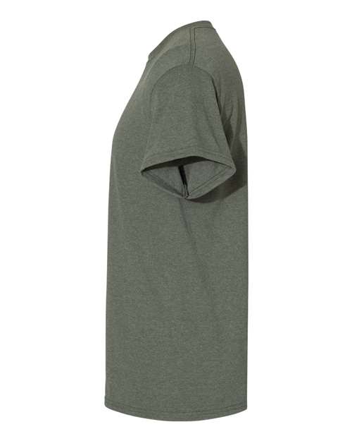COLOR_NAME=Heather Military Green | COLOR_HEX=#7E7F74 | IMAGE_TYPE=side | SKU=5000