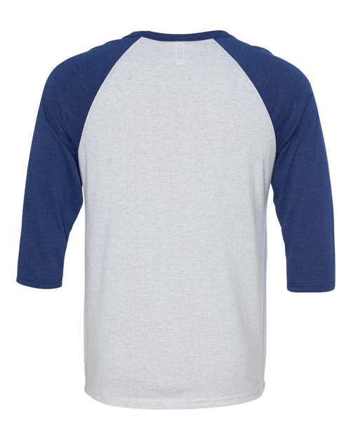 COLOR_NAME=White Fleck/ Navy Triblend | COLOR_HEX=#f2f0ef | IMAGE_TYPE=back | SKU=3200