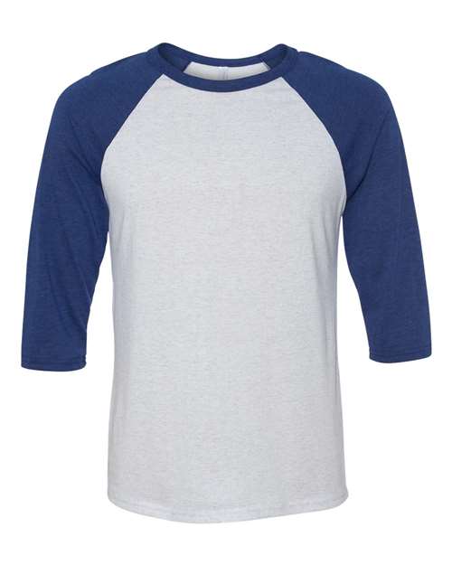 COLOR_NAME=White Fleck/ Navy Triblend | COLOR_HEX=#f2f0ef | IMAGE_TYPE=front | SKU=3200