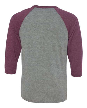 COLOR_NAME=Grey/ Maroon Triblend | COLOR_HEX=#7E7F74 | IMAGE_TYPE=back | SKU=3200