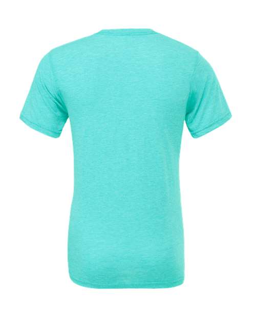 COLOR_NAME=Sea Green Triblend | COLOR_HEX=#4C9FC8 | IMAGE_TYPE=back | SKU=3413