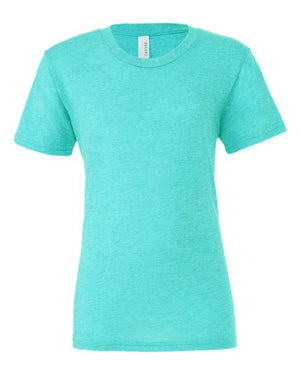 COLOR_NAME=Sea Green Triblend | COLOR_HEX=#4C9FC8 | IMAGE_TYPE=front | SKU=3413