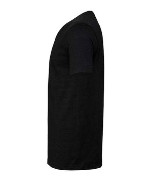 COLOR_NAME=Black Heather Triblend | COLOR_HEX=#3D3935 | IMAGE_TYPE=side | SKU=3413
