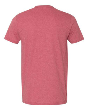 COLOR_NAME=Heather Cardinal Red | COLOR_HEX=#9B2743 | IMAGE_TYPE=back | SKU=64000