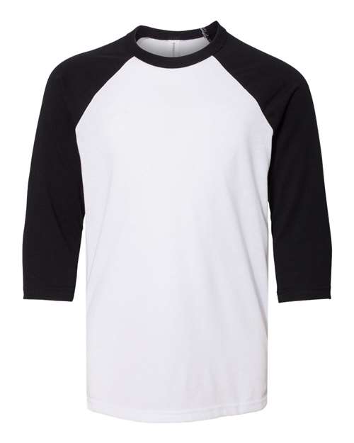 Youth Three-Quarter Sleeve Baseball Tee - 3200Y