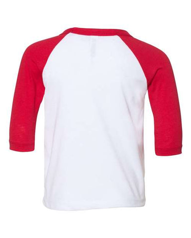Toddler Three-Quarter Sleeve Baseball Tee - 3200T