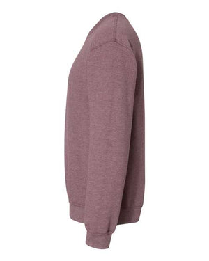 COLOR_NAME=Heather Dark Maroon | COLOR_HEX=#651D32 | IMAGE_TYPE=side | SKU=18000