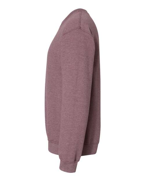 COLOR_NAME=Heather Dark Maroon | COLOR_HEX=#651D32 | IMAGE_TYPE=side | SKU=18000