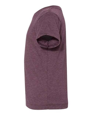 COLOR_NAME=Heather Maroon | COLOR_HEX=#582D40 | IMAGE_TYPE=side | SKU=3001T