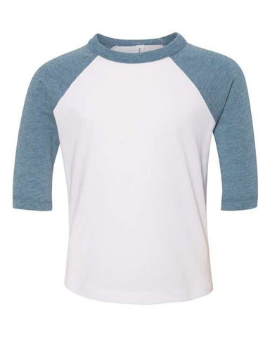 Toddler Three-Quarter Sleeve Baseball Tee - 3200T