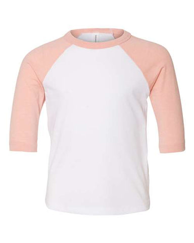 Toddler Three-Quarter Sleeve Baseball Tee - 3200T