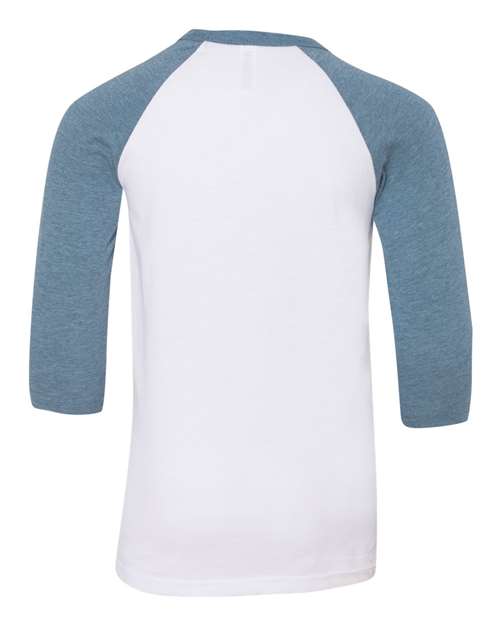 Youth Three-Quarter Sleeve Baseball Tee - 3200Y