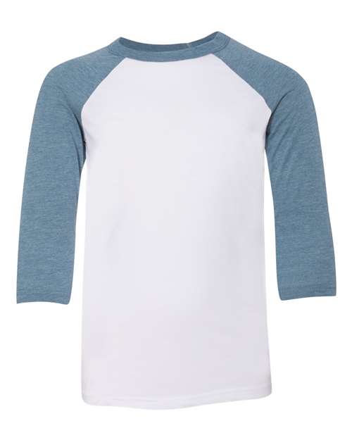Youth Three-Quarter Sleeve Baseball Tee - 3200Y