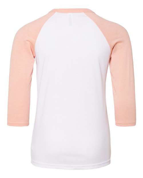Youth Three-Quarter Sleeve Baseball Tee - 3200Y