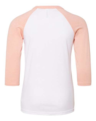Youth Three-Quarter Sleeve Baseball Tee - 3200Y