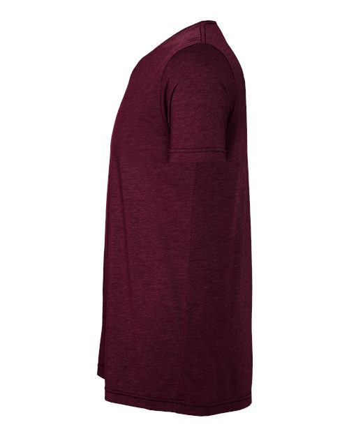 COLOR_NAME=Solid Maroon Triblend | COLOR_HEX=#6F263D | IMAGE_TYPE=side | SKU=3413