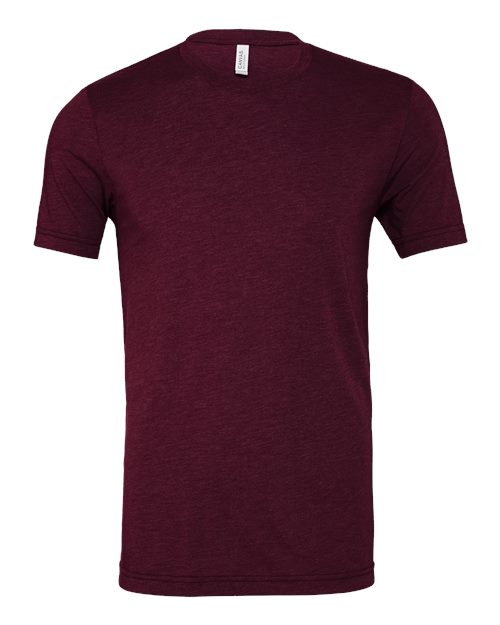 COLOR_NAME=Solid Maroon Triblend | COLOR_HEX=#6F263D | IMAGE_TYPE=front | SKU=3413