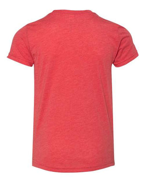 COLOR_NAME=Red Triblend | COLOR_HEX=#CB333B | IMAGE_TYPE=back | SKU=3413Y